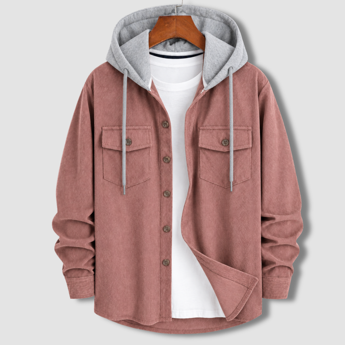 Signature Cord Hoodie - Onion