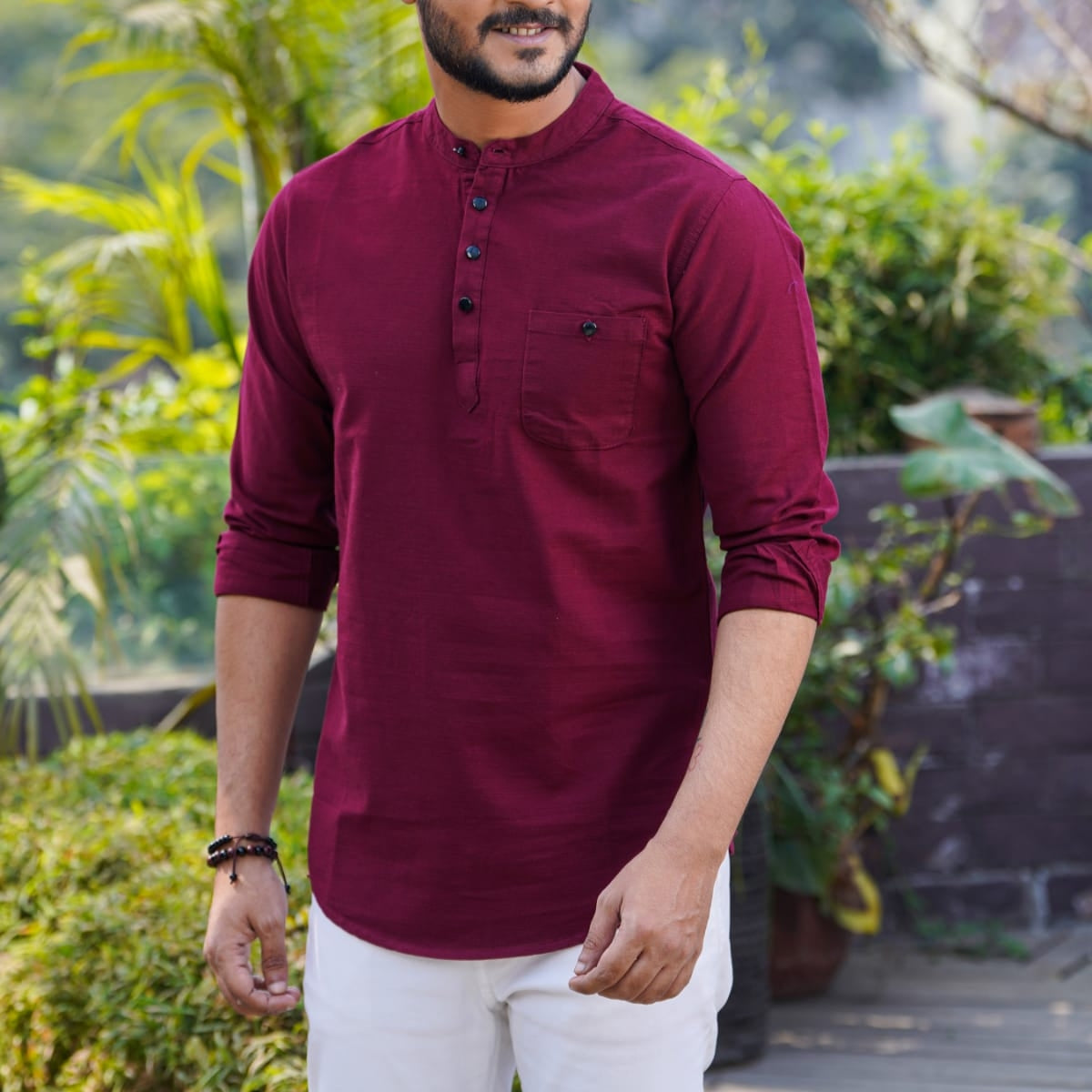 Full Sleeve Marron Color Katua