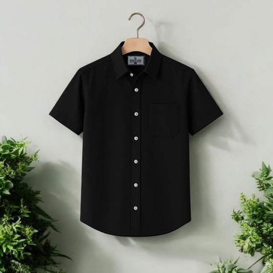 Half Sleeve Black Color Shirt