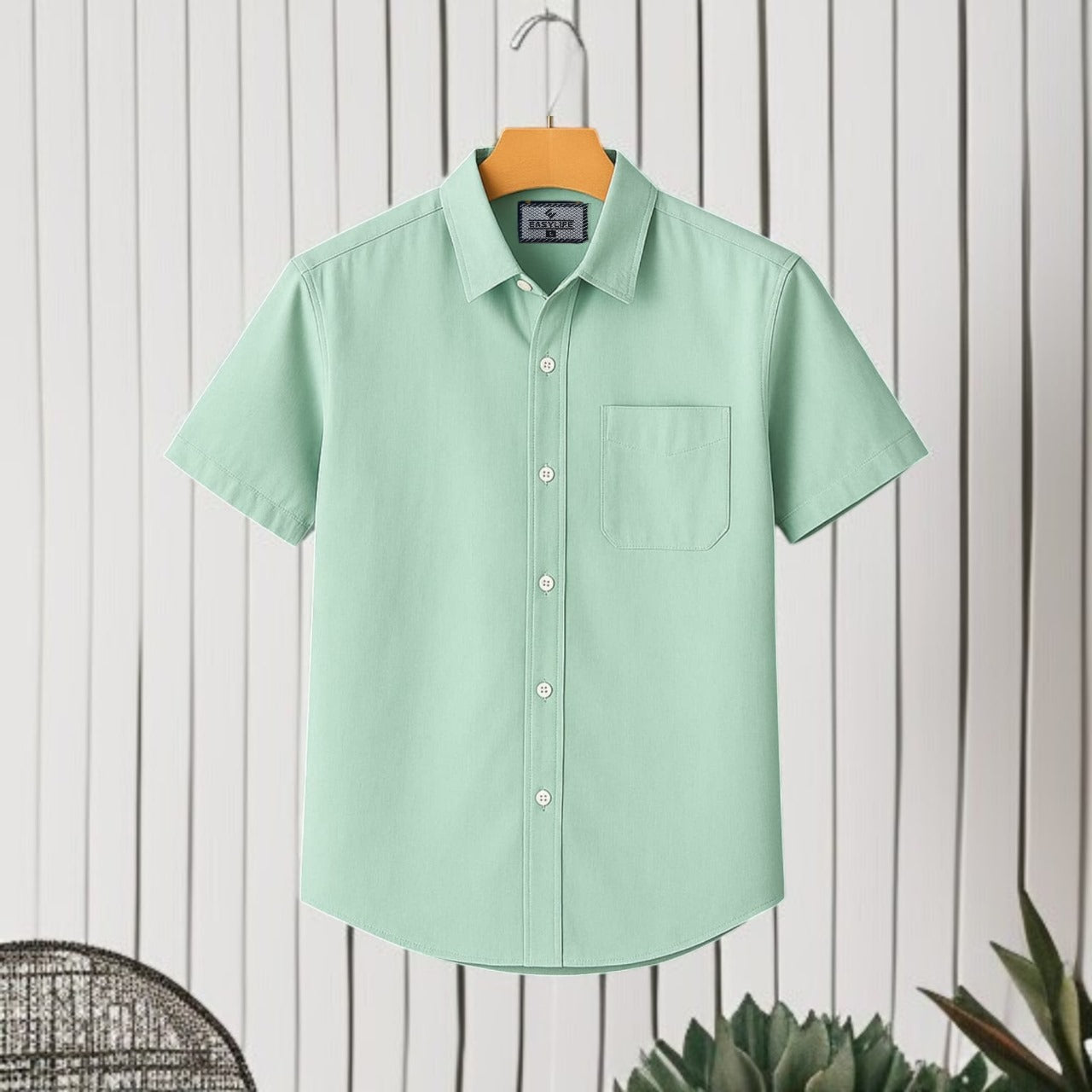 Half Sleeve Lite Pest Color Shirt