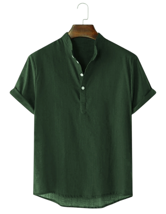 Short sleeve Green Color katua