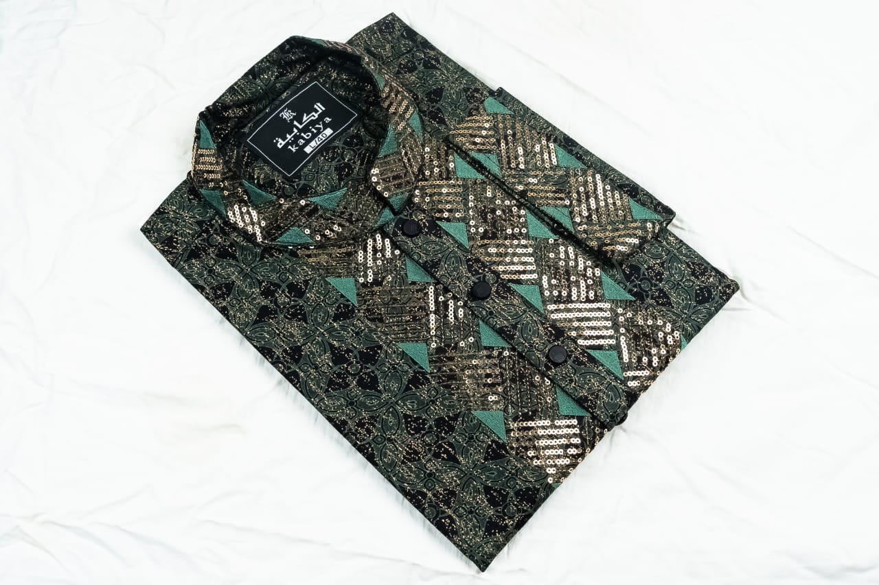 Printed Sequence Cotton Panjabi SBD-20