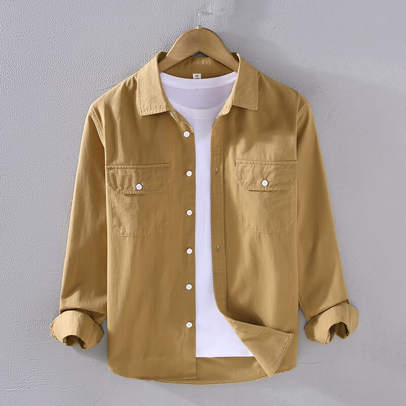 Copper Color Full Sleeve Casual Shirt