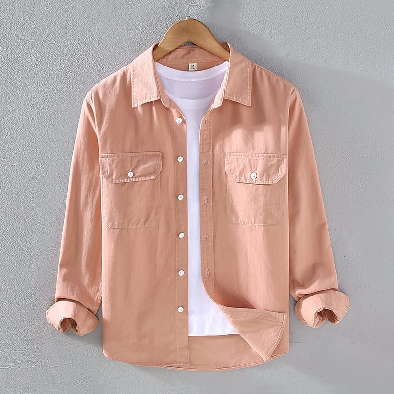 Pink Color Full Sleeve Casual Shirt