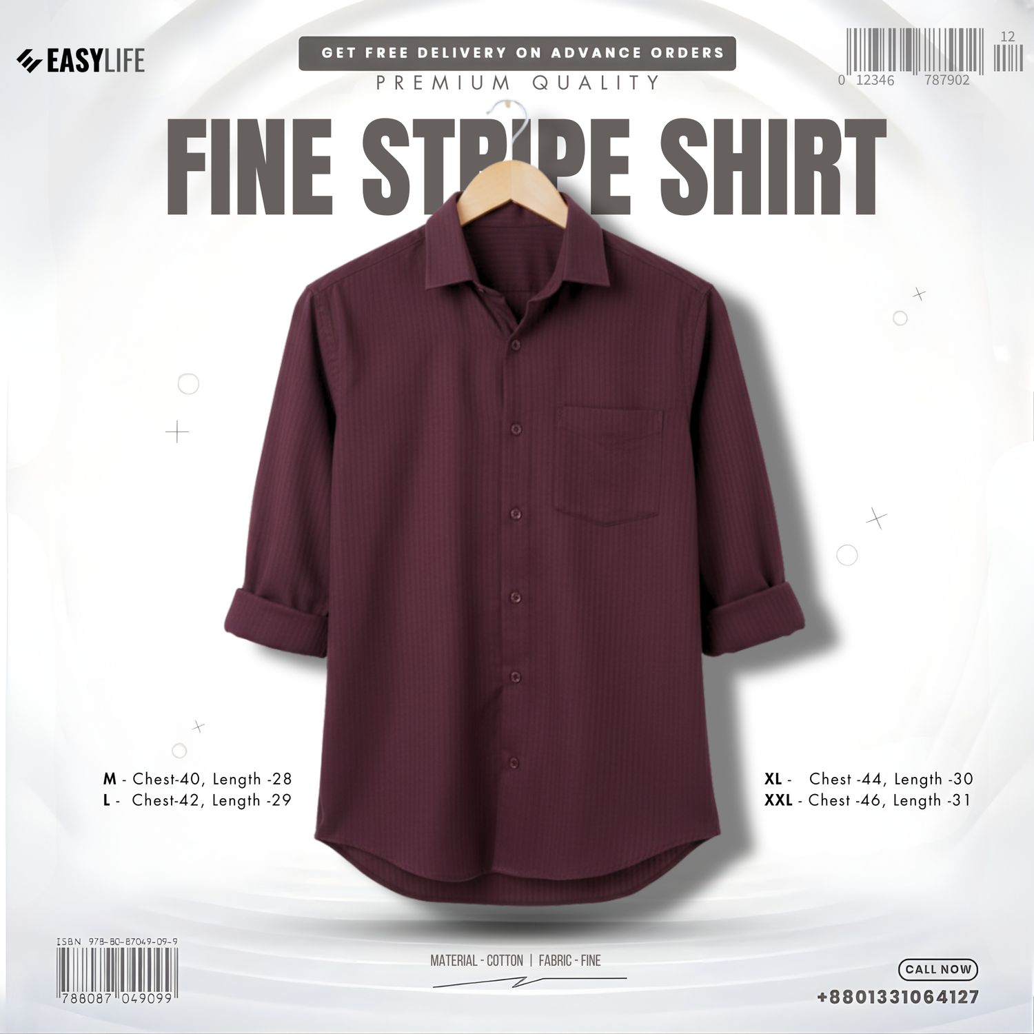 Fine Cotton Full Sleeve Shirt
