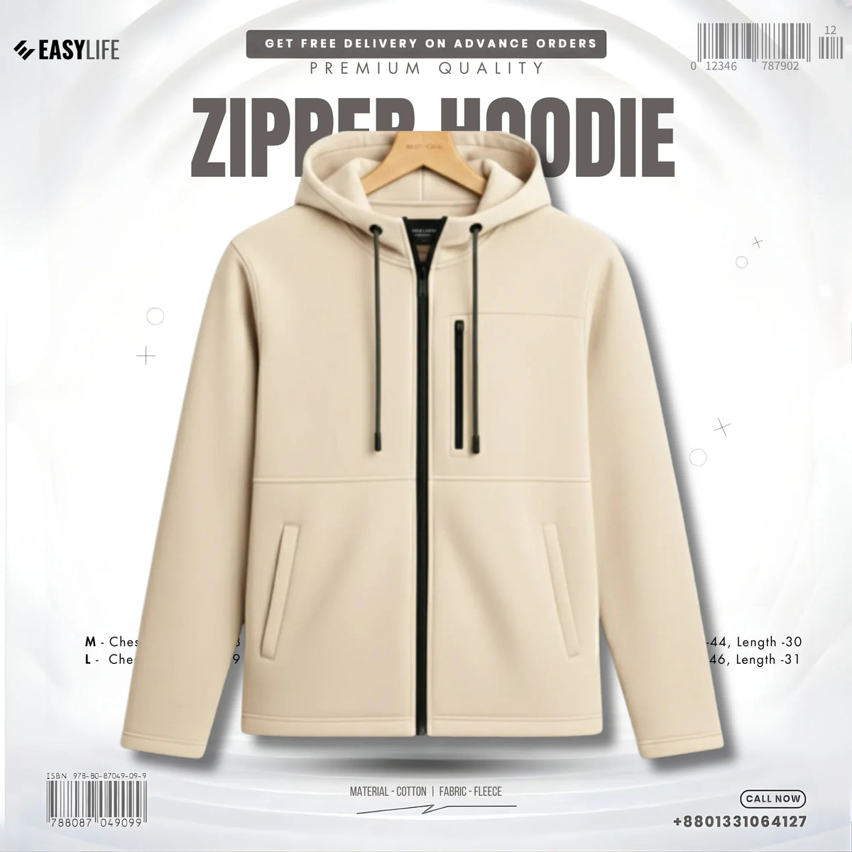 Zipper Hoodie