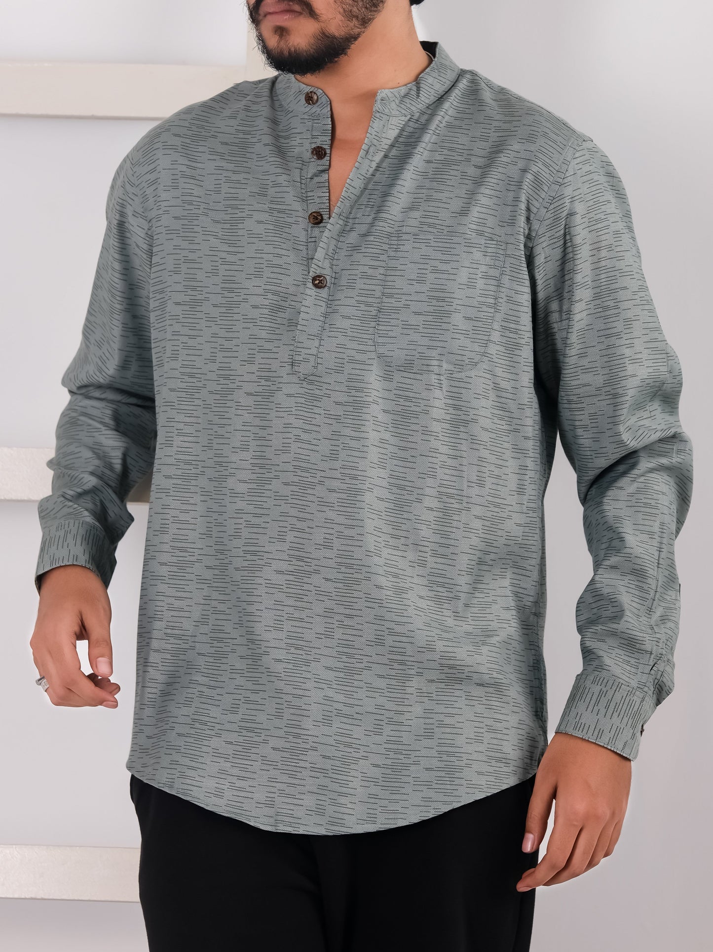 Remi Cotton Katua - Ash Pattern