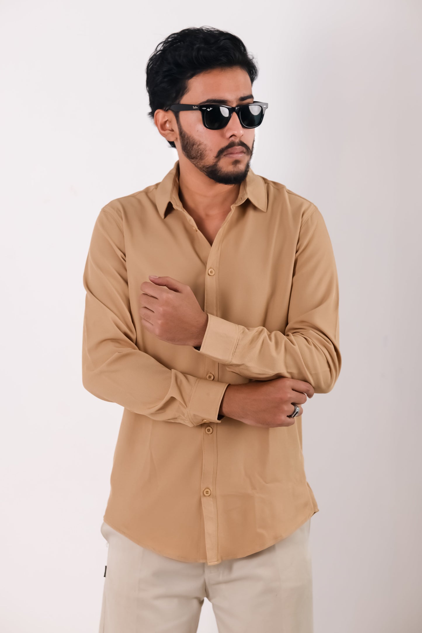 Cherry Cotton Shirt – Khaki