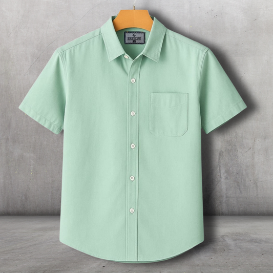 Short Sleeve Shirt - Light Pest Green
