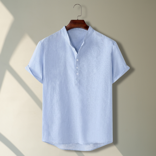Half Sleeve Cotton Katua - Sky