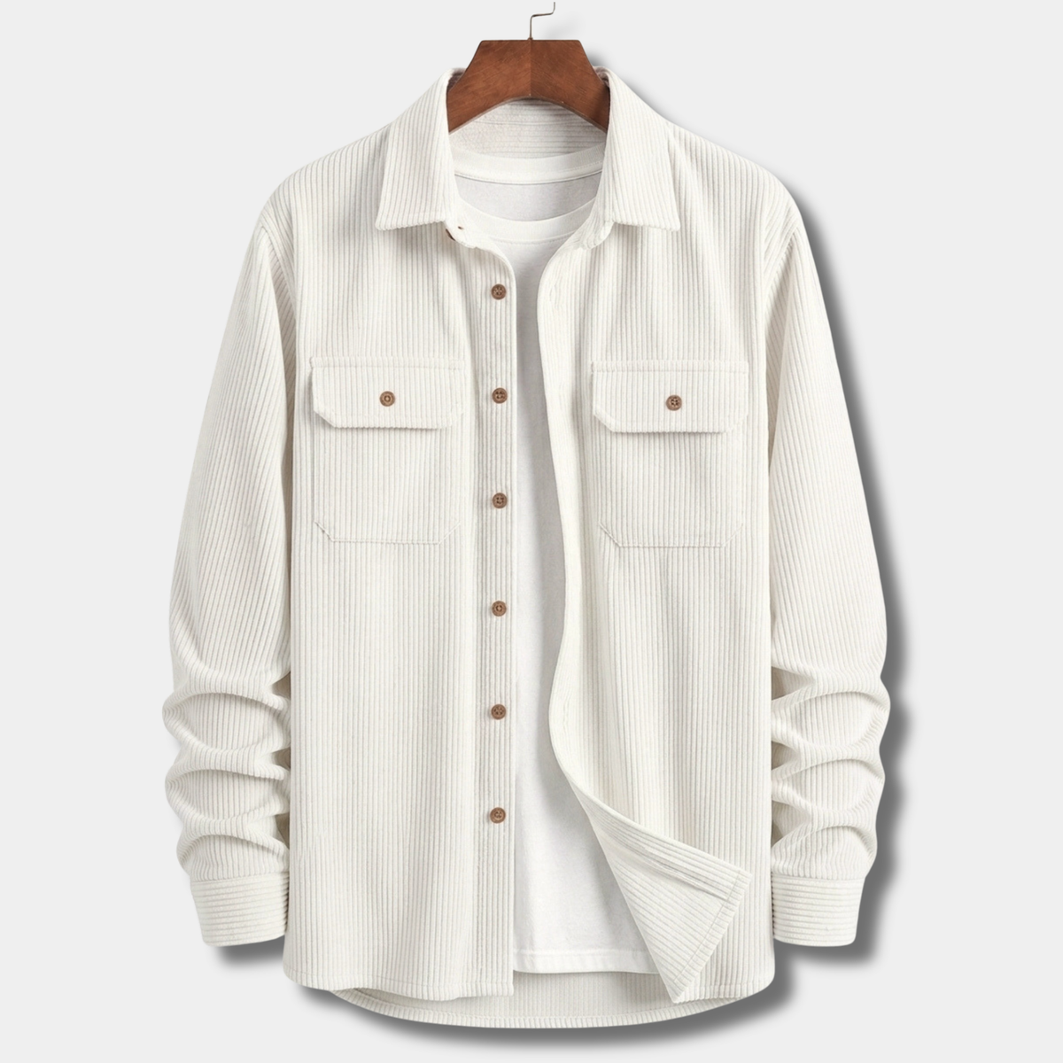 Urban Cord Shirt / Jacket - White