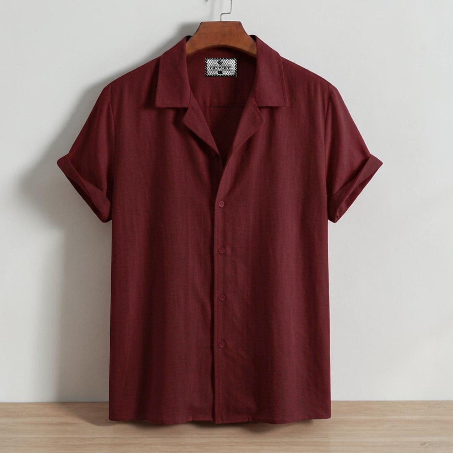 Cuban Half Sleeve Shirt - Marron
