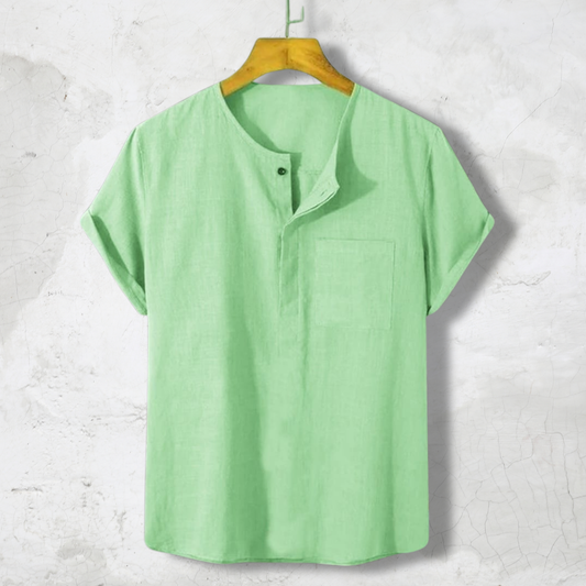 O Neck Half Sleeve Katua - Lemon