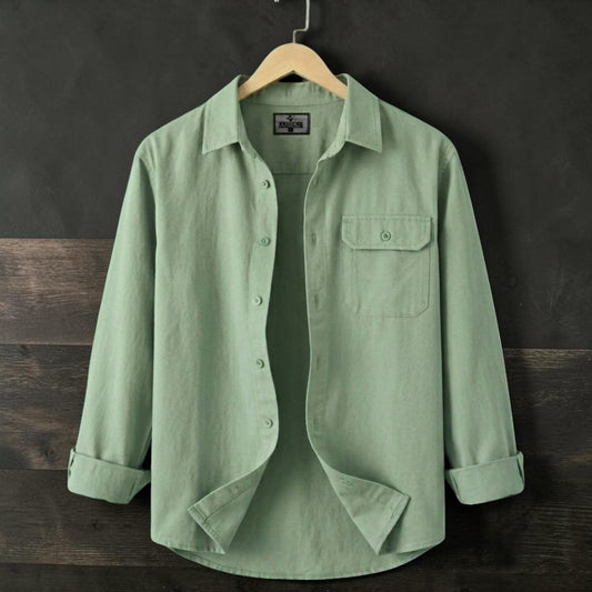 Single Pocket Casual Shirt - Sea
