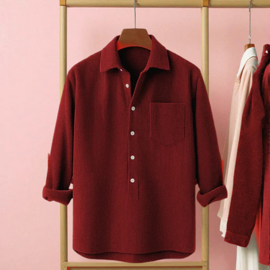 Luxury Full Sleeve Cord Katua -Marron