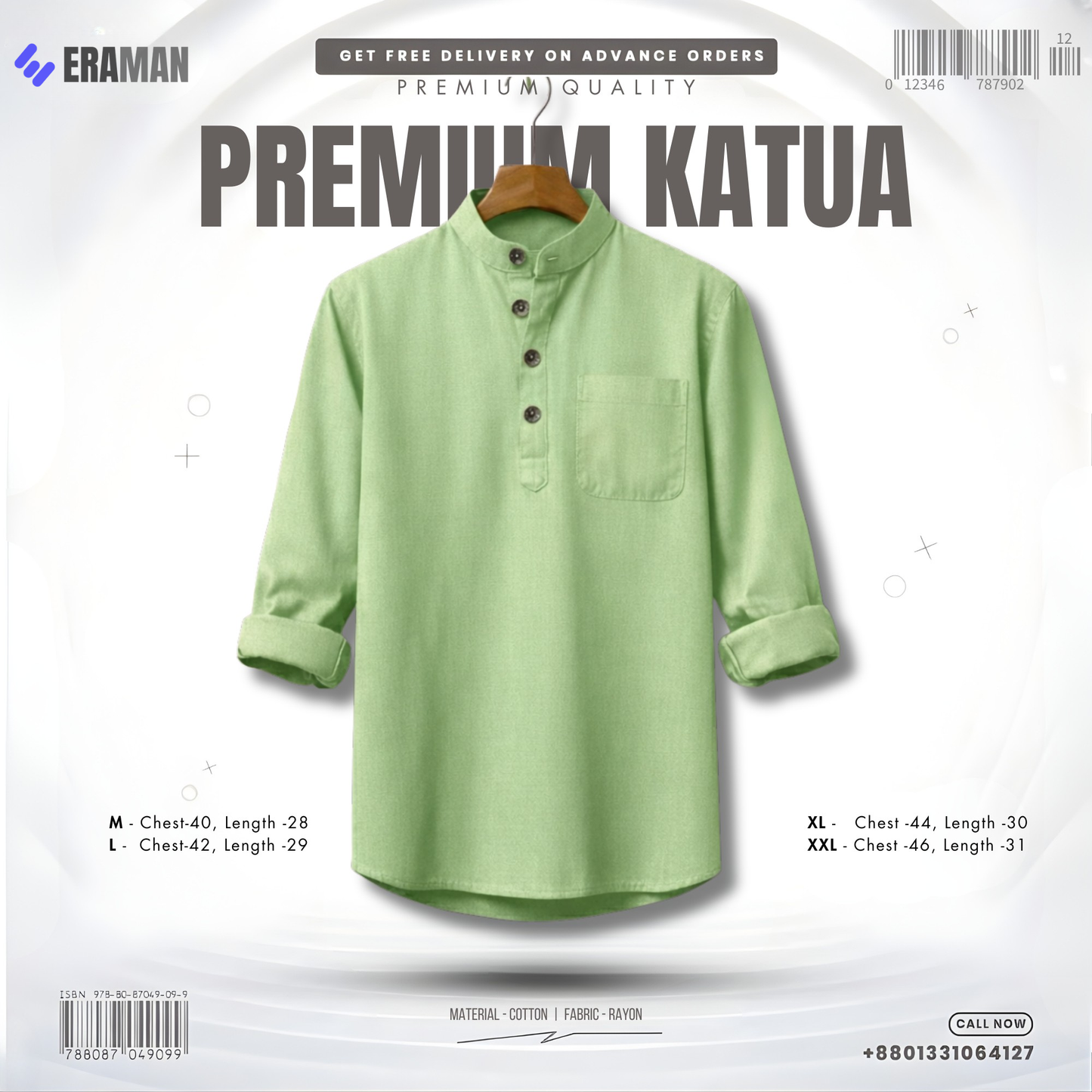 Premium Full Sleeve Katua - Lemon
