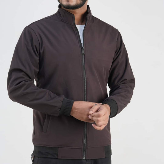 Men’s Bonded Jacket in Dark Chocolate