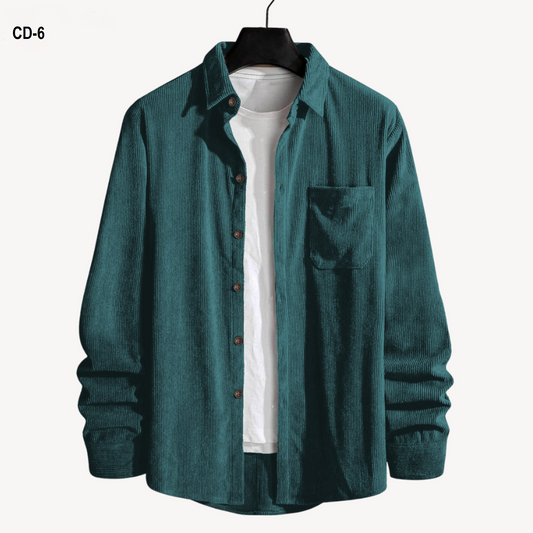 Cord Green Color Shirt