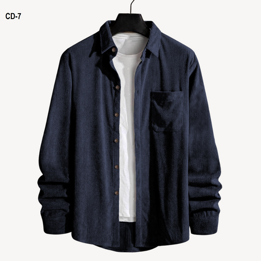 Cord Navy Color Shirt