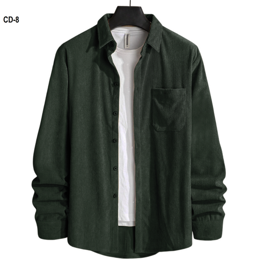 Cord Olive Color Shirt