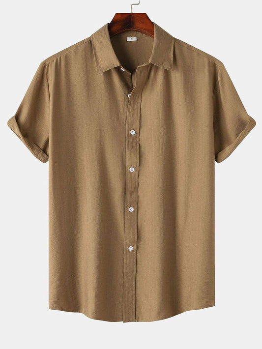 Half Sleeve Brawn Color Shirt