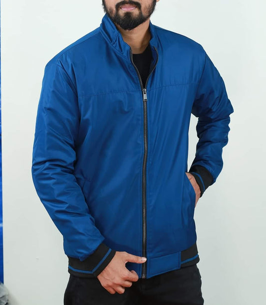 Royal Blue Colour RP High Neck Men Jacket