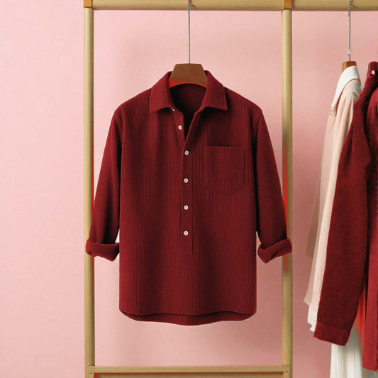 Luxury Full Sleeve Cord Katua - Marron