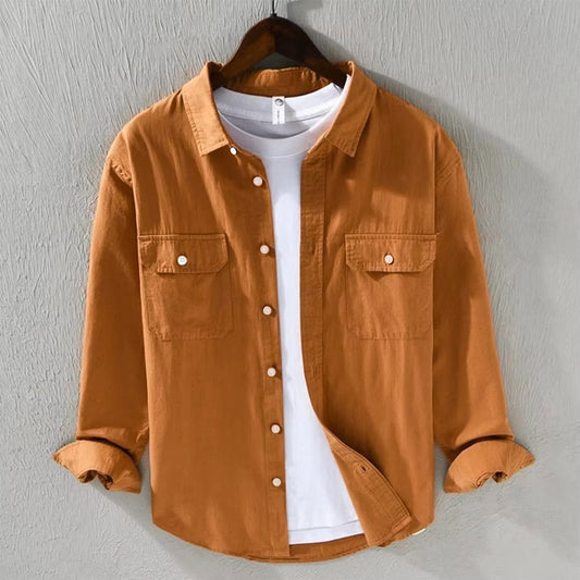 Mustard Color Full Sleeve Casual Shirt