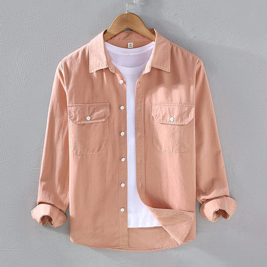 Pink Color Full Sleeve Casual Shirt